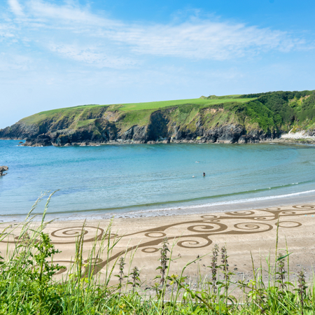 Sand Art, Kilmurrin Cove, Co Waterford Master