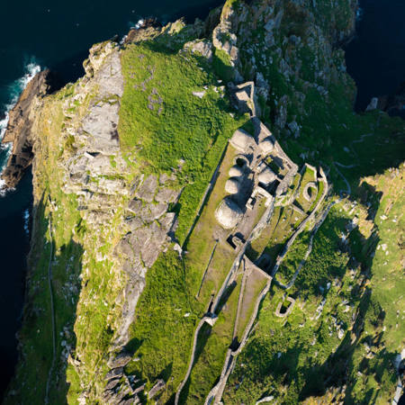 Skellig Michael Aerial Shot